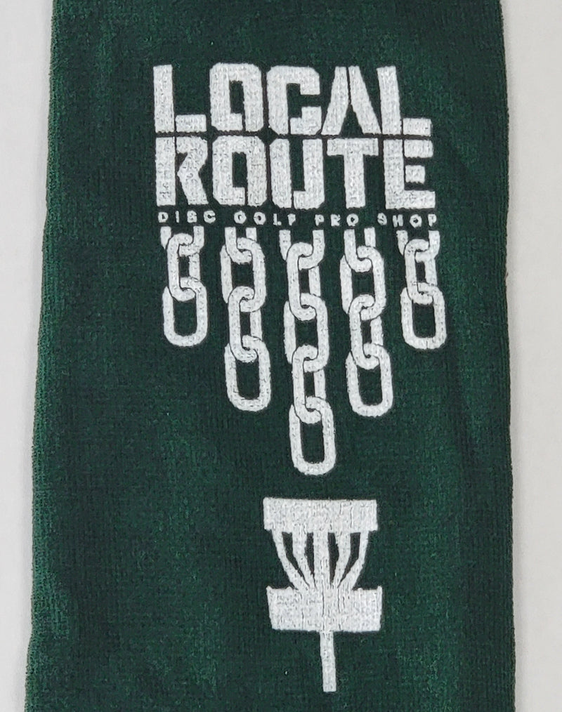 Local Route Tri-Fold Towel - Cascading Chains