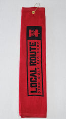 Local Route Tri-Fold Towel - Local Route Bar Stamp