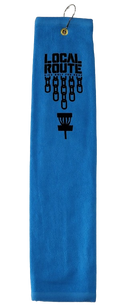 Local Route Tri-Fold Towel - Cascading Chains