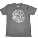 In The Circle Cotton T-Shirt Distressed  Design