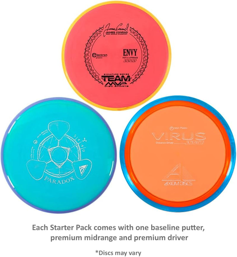 Axiom 3-Disc Premium Disc Golf Starter Set