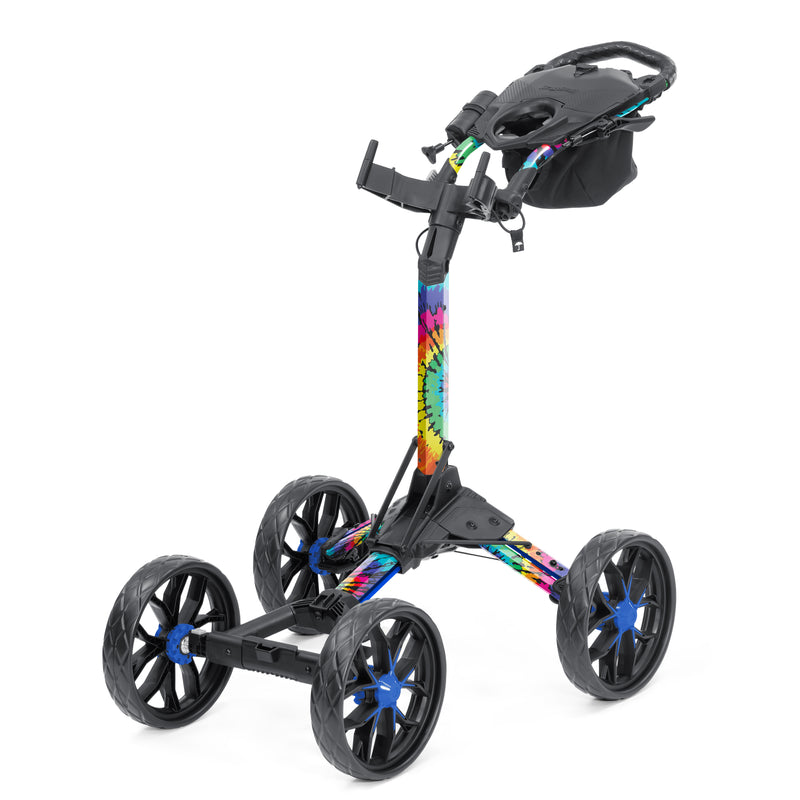 Bag Boy Quad Pro Disc Golf Cart - Tie Dye