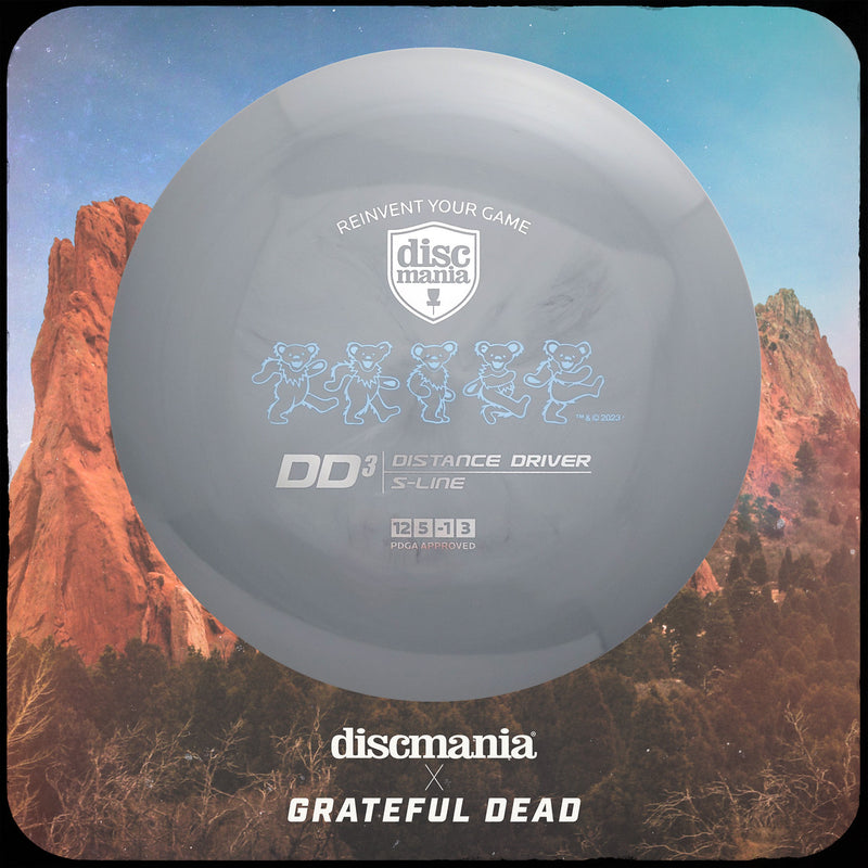 Discmania S-Line DD3 - Grateful Dead Dancing Bears Bar Stamp
