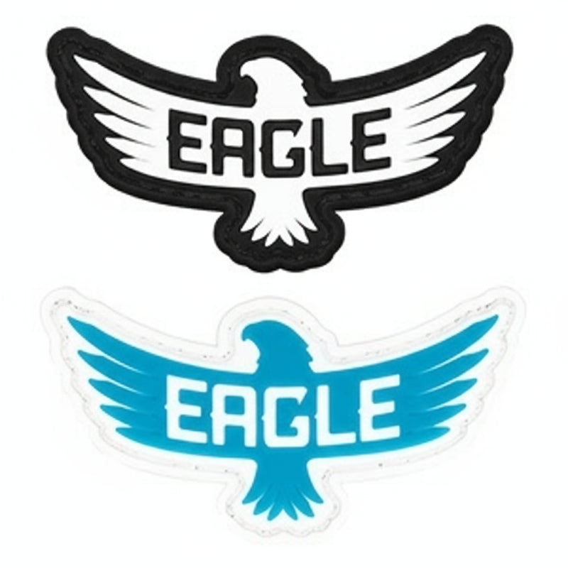 Eagle McMahon Hook and Loop PVC Patch for disc golf bags, hats, and ZÜCA MOLLE panels.