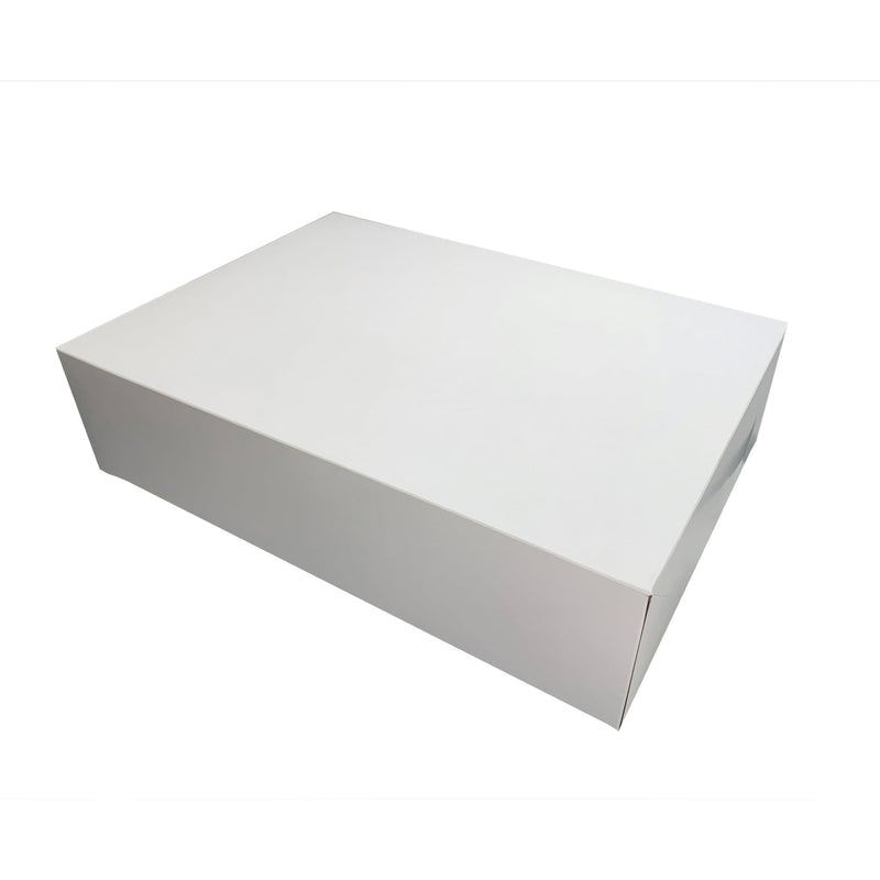 9x9x2 Gift Box - White Gloss Paperboard