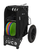 Zuca All Terrain Disc Golf Cart - Black Frame With Onyx Insert Bag