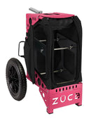Zuca All Terrain Disc Golf Cart - Pink Frame With Covert Insert Bag