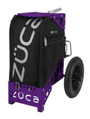 Zuca All Terrain Disc Golf Cart - Purple Frame With Onyx Insert Bag