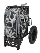 Zuca All Terrain Disc Golf Cart - Black Frame With Anaconda Insert Bag