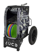 Zuca All Terrain Disc Golf Cart - Black Frame With Anaconda Insert Bag