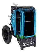 Zuca All Terrain Disc Golf Cart - Black Frame With Moonlight Mando Insert Bag