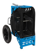 Zuca All Terrain Disc Golf Cart - Blue Frame With Onyx Insert Bag