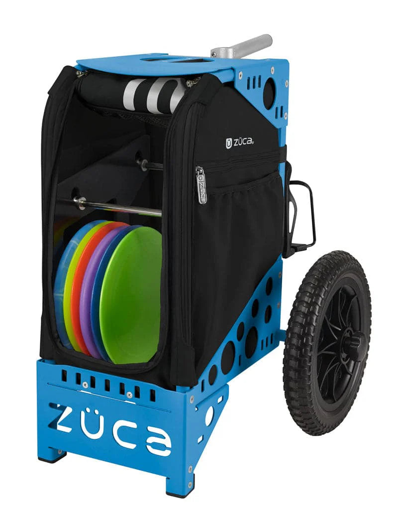 Zuca Blue All Terrain Disc Golf Cart - Onyx All Terrain Insert Bag