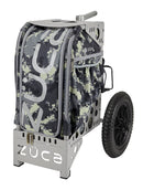 Zuca All Terrain Disc Golf Cart - Gray Frame With Anaconda Insert Bag