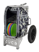 Zuca All Terrain Disc Golf Cart - Gray Frame With Anaconda Insert Bag