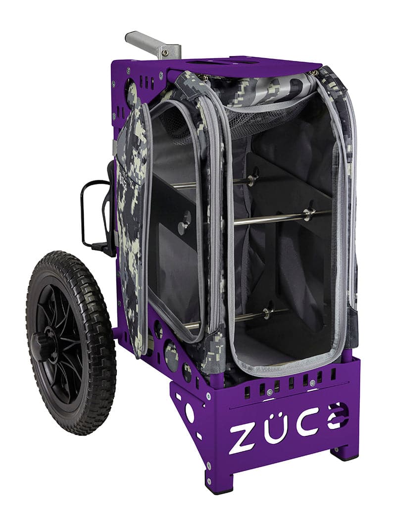 Zuca Purple All Terrain Disc Golf Cart - Anaconda All Terrain Insert Bag