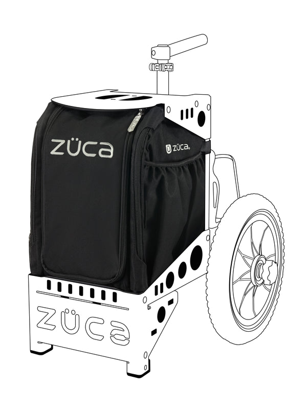 Zuca Compact Disc Golf Cart Insert Bag - Black