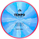 Axiom Cosmic Electron Medium Tempo midrange disc, peach and multi color disc with red rim