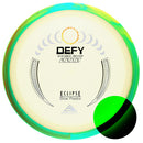 Axiom Eclipse Defy driver disc, glow disc with green rim