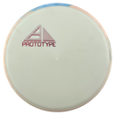 Axiom Eclipse Electron Proxy putt & approach disc, Axiom Prototype Mini Stamp stamp, glow disc with blue and orange rim