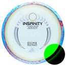Axiom Eclipse Insanity fairway driver disc, glow disc with blue and red rim