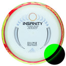 Axiom Eclipse Insanity fairway driver disc, glow disc with red and green yellow rim