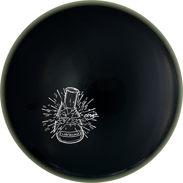 Axiom Eclipse R2 Neutron Crave fairway driver disc, Lab Second stamp, black disc with glow rim