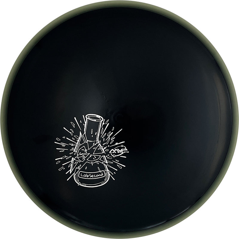 Axiom Eclipse R2 Neutron Crave fairway driver disc, Lab Second stamp, black disc with glow rim