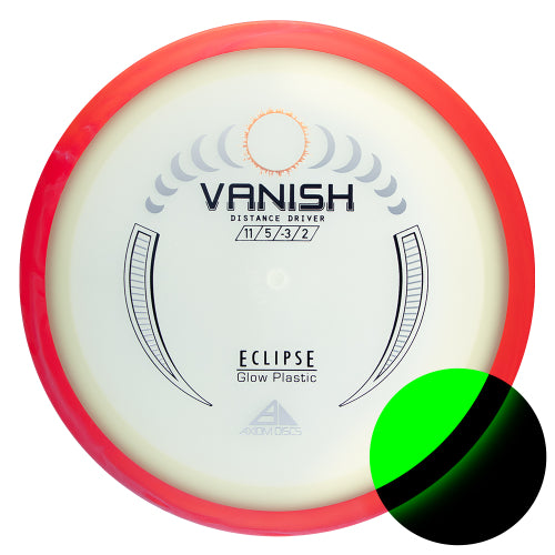 Axiom Eclipse Vanish driver disc,  disc with red rim