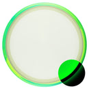 Axiom Eclipse Virus driver disc, Blank (no top stamp) stamp, glow disc with green and green yellow rim
