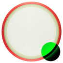 Axiom Eclipse Virus driver disc, Blank (no top stamp) stamp, glow disc with red rim