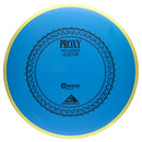 Axiom Electron Medium Proxy putt & approach disc, Classics  stamp, blue disc with yellow rim