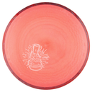 Axiom Fission Crave fairway driver disc, Lab Second stamp, light red disc with red and light blue rim