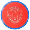 Axiom Fission Fireball driver disc, orange disc with blue rim