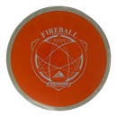 Axiom Fission Fireball driver disc, orange disc with gray rim