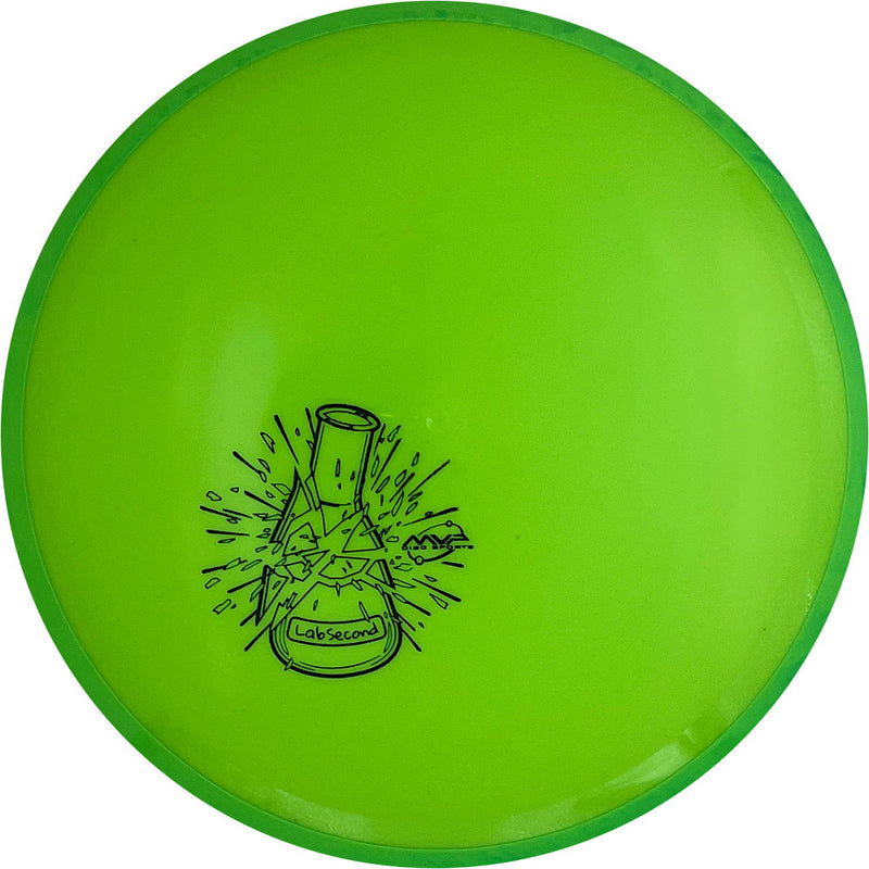 Axiom Neutron Crave fairway driver disc, Lab Second stamp, lime green disc with green rim