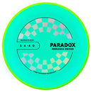 Axiom Neutron Paradox midrange disc, teal disc with white and purple rim