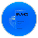 Axiom Neutron Simon Line Balance midrange disc, blue disc with gray rim
