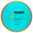 Axiom Neutron Simon Line Balance midrange disc, turquoise disc with orange rim
