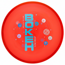 Axiom Neutron Simon Line Bokeh fairway driver disc, 2026 Special Edition Bokeh stamp, orange disc with red rim