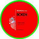 Axiom Neutron Simon Line Bokeh fairway driver disc, red disc with green rim