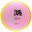 Axiom Neutron Simon Line Time-Lapse Retooled driver disc, pink disc with dark yellow and light orange rim