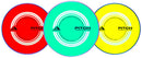 Axiom Neutron Soft Pitch putt & approach disc, multi color disc with multi color rim