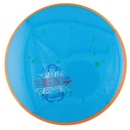Axiom Neutron Soft Proxy putt & approach disc, Lab Second stamp, blue disc with orange-red rim
