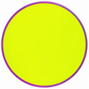 Axiom Neutron Soft Tempo midrange disc, Blank (no top stamp) stamp, yellow disc with purple rim