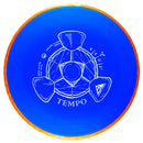 Axiom Neutron Tempo midrange disc, blue disc with orange rim