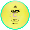 Axiom Plasma Crave fairway driver disc, yellow disc with green rim