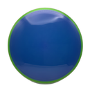 Axiom Prism Plasma Pyro midrange disc, Blank (no top stamp) stamp, blue disc with green yellow rim