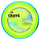 Axiom Proton Crave fairway driver disc, yellow disc with blue rim