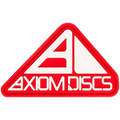 Axiom Pyramid Logo Hook and Loop PVC Patch for disc golf bags, hats, and ZÜCA MOLLE panels
